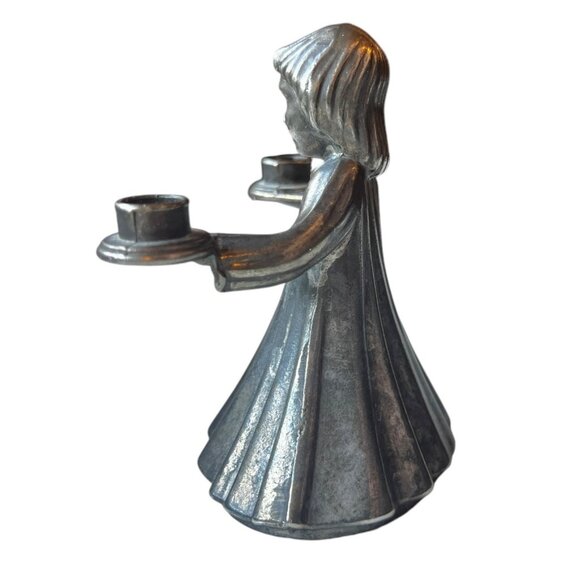 Choir Boy Candle Holder Made in Italy Metal - Picture 2 of 10